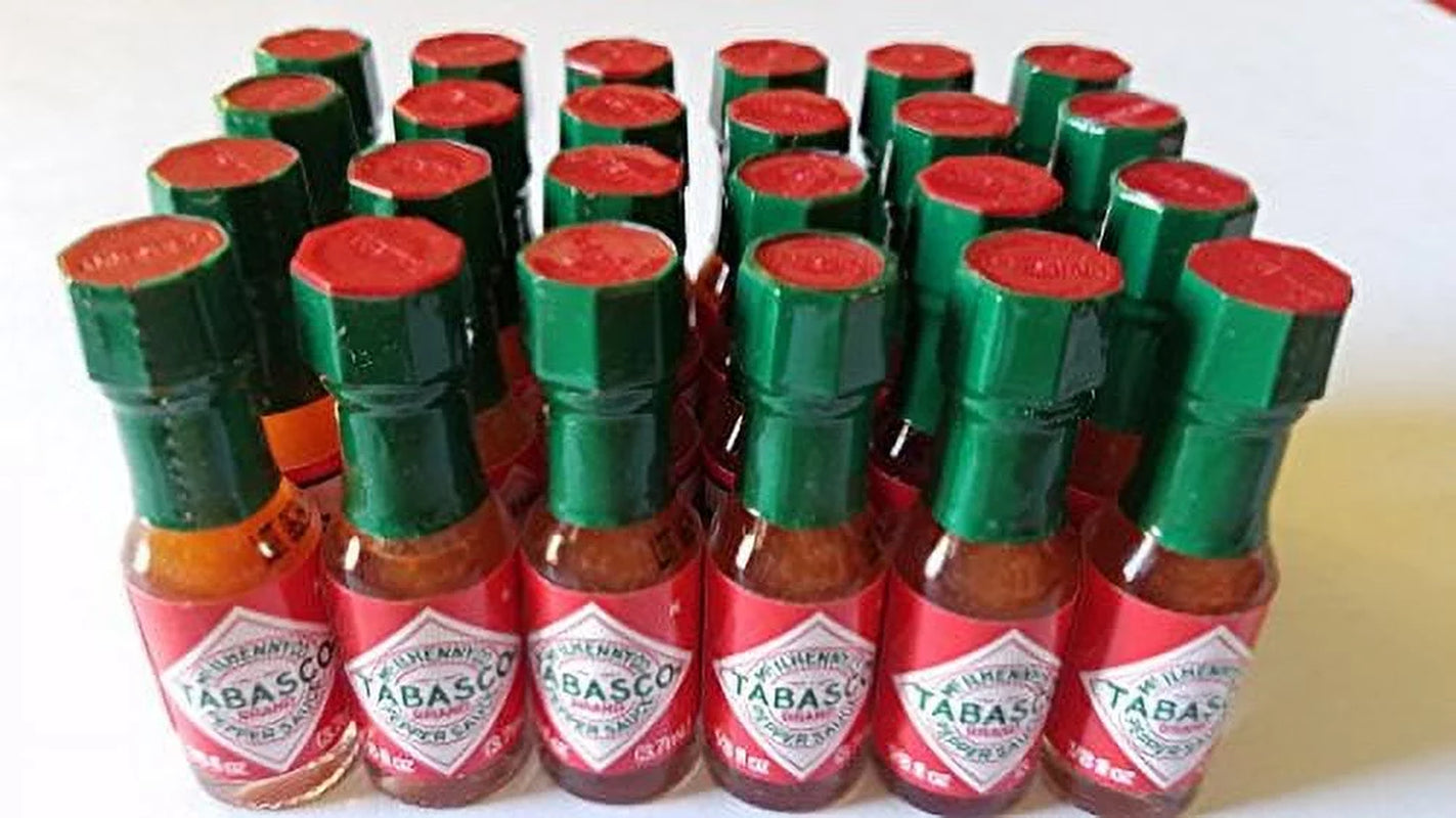 Mini  Original Pepper Sauce Bottles 1/8 Oz. - Box of 24