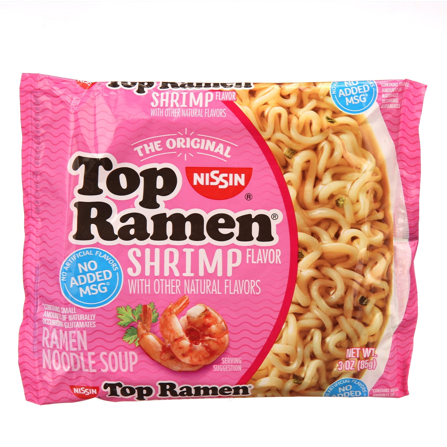 (24 Pack)  Shrimp Flavor Top Ramen Noodles, 3 Oz