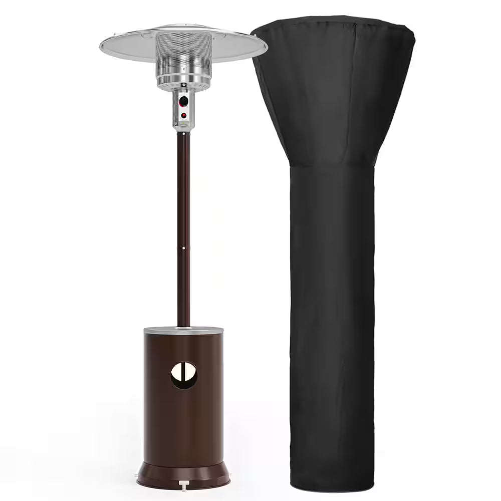 48000 BTU Bronze Propane Patio Heater with Cover