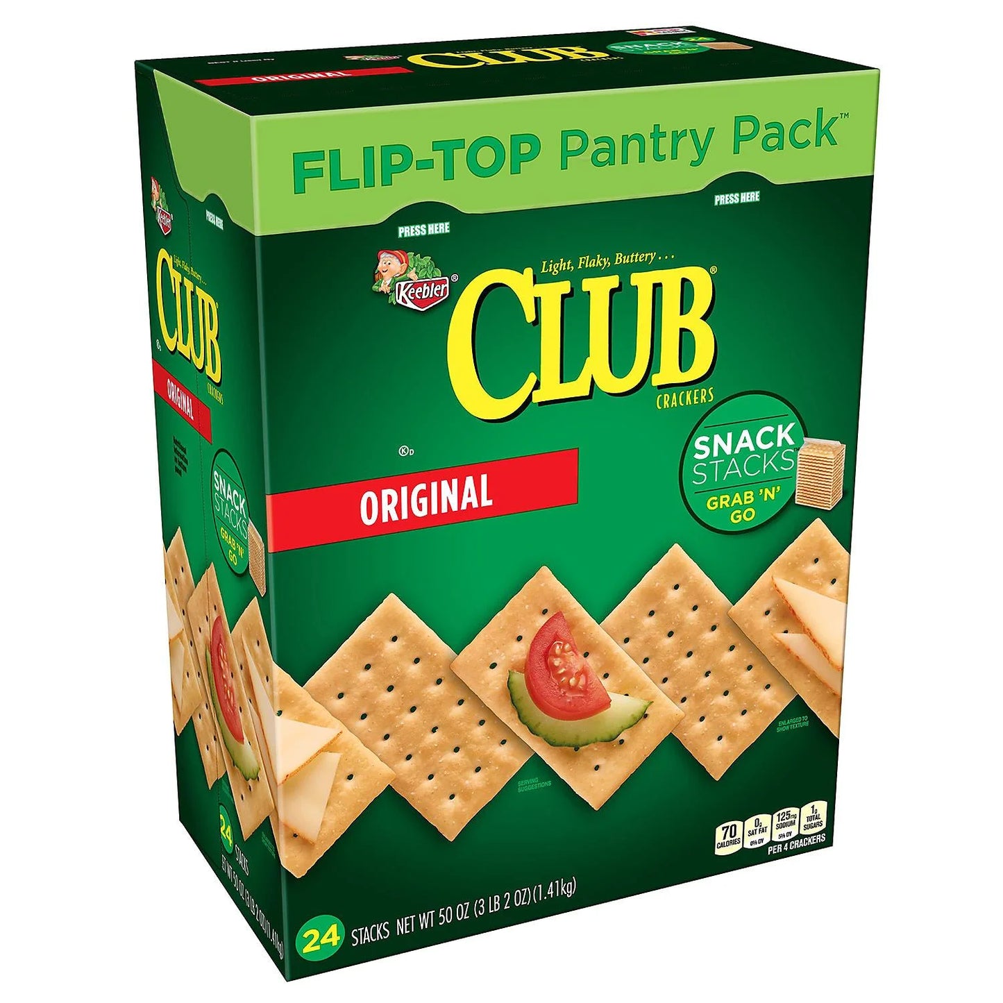 Kellogg'S Club Crackers Snack Stacks (2.08 Oz., 24 Pk.)