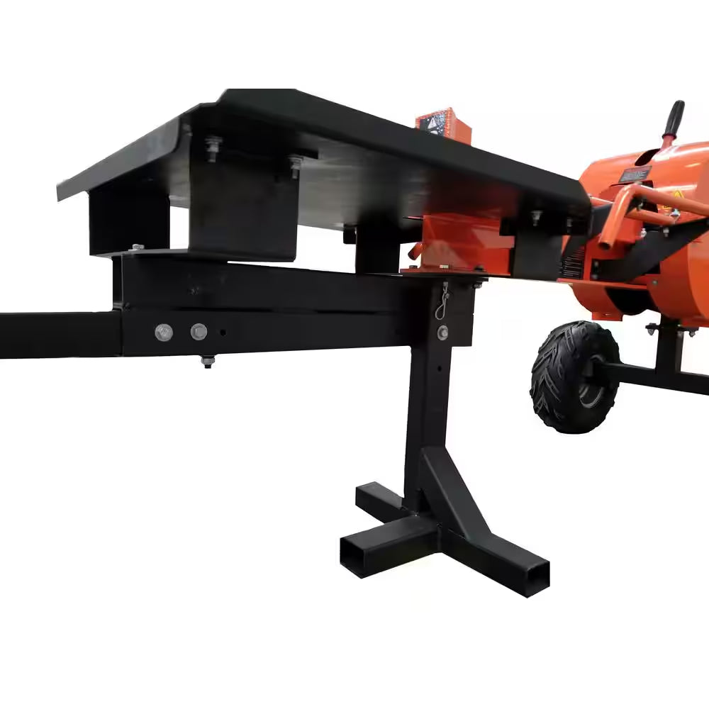 40-Ton 7 HP 208Cc Certified Commercial Horizontal Kinetic Log Splitter with Kohler Engine & 1-Sec Cycle Time