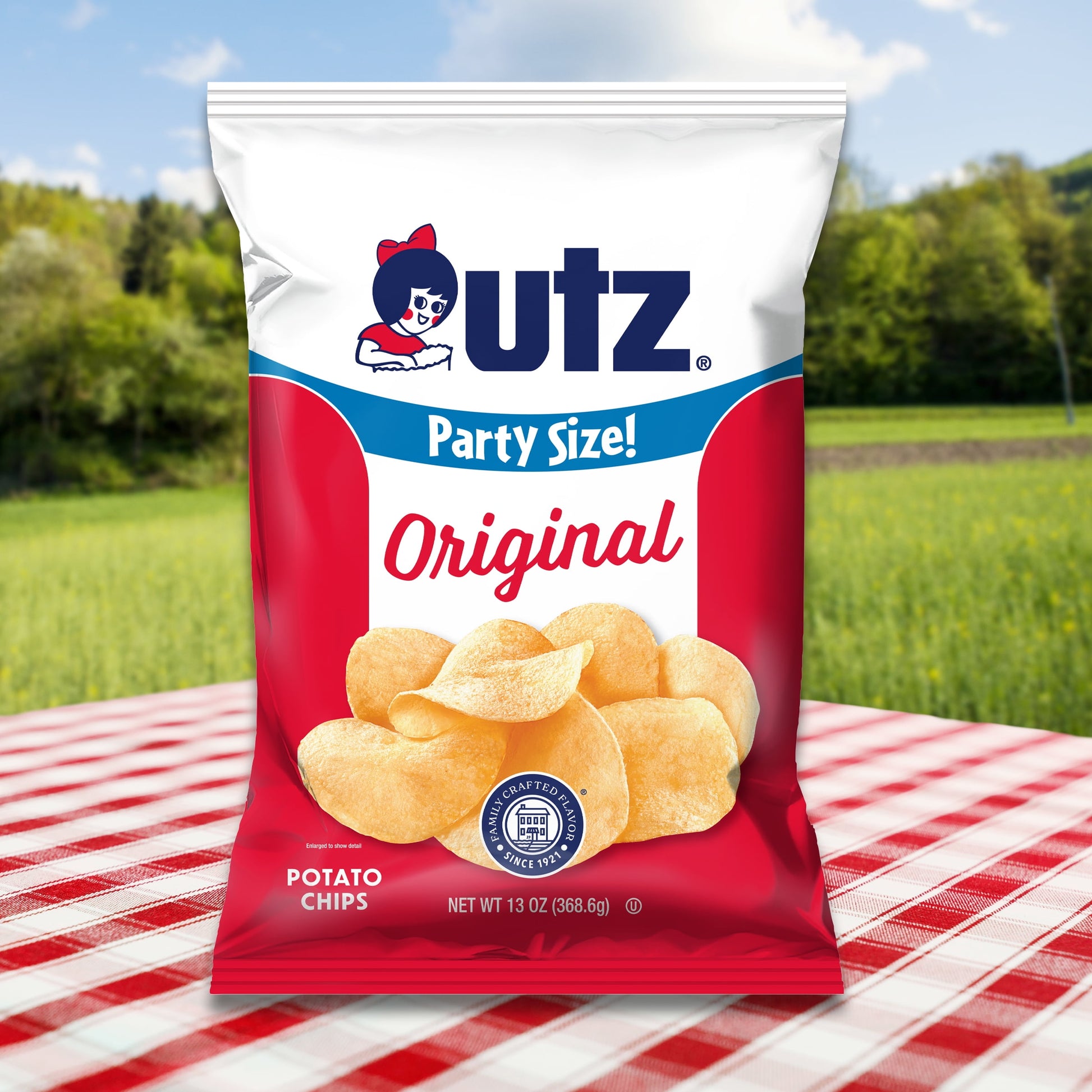 Original Potato Chips, Gluten-Free, Party Size, 13 Oz Bag