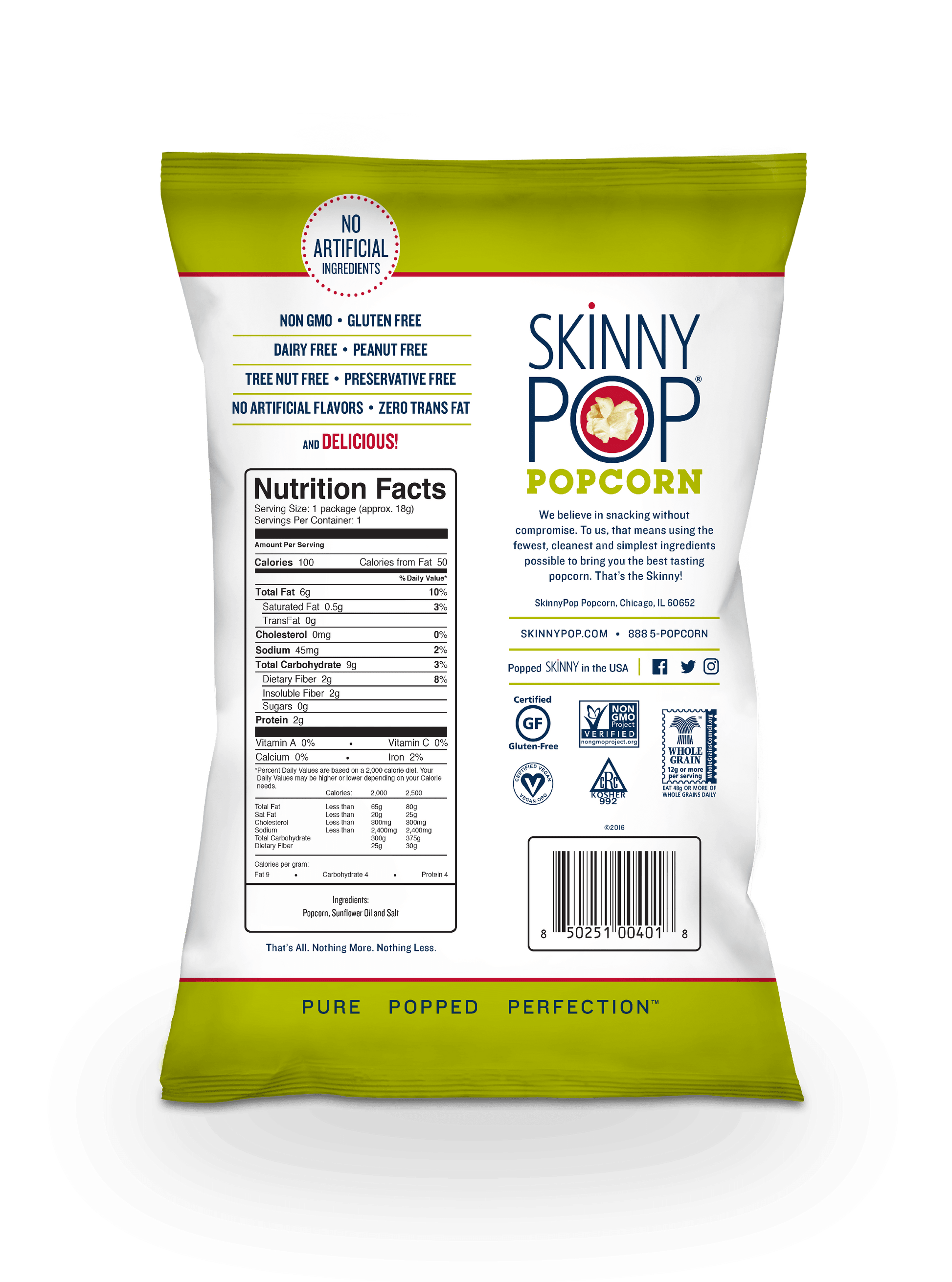 100 Calorie Original Skinny Pack, 6 Ct (0.65 Oz. Bags)