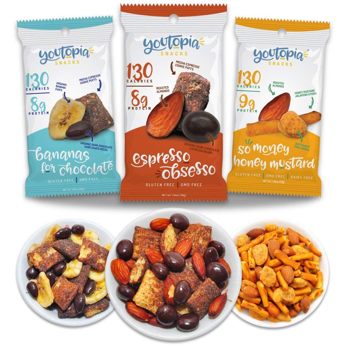 Healthy Snacks - Variety Pack, 1 Oz, Pack of 10