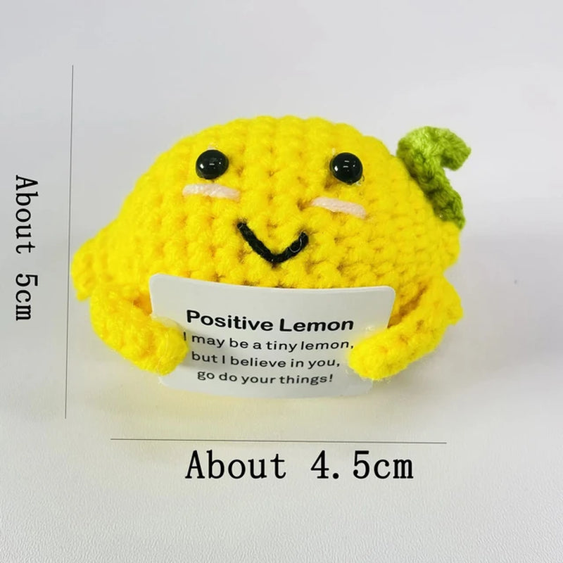 Handmade Positive Energy Potato Doll Home Decoration Mini Plush Knitting Wool Potato Doll Cute Birthday Gifts Office Room Decor