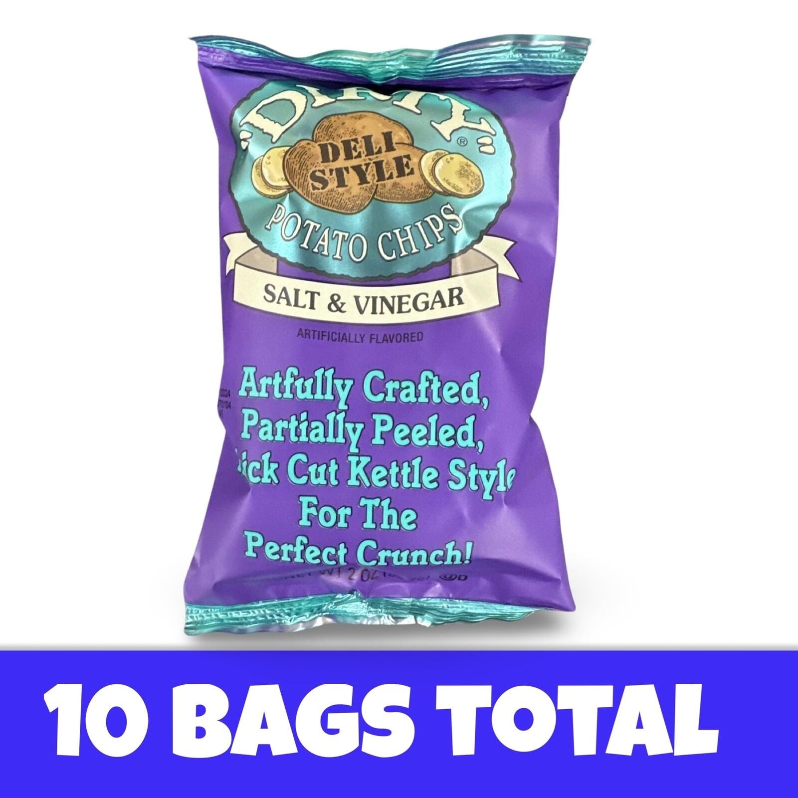 Deli Style Potato Chips Value Pack | Bundled by Tribeca Curations, Sea Salt &