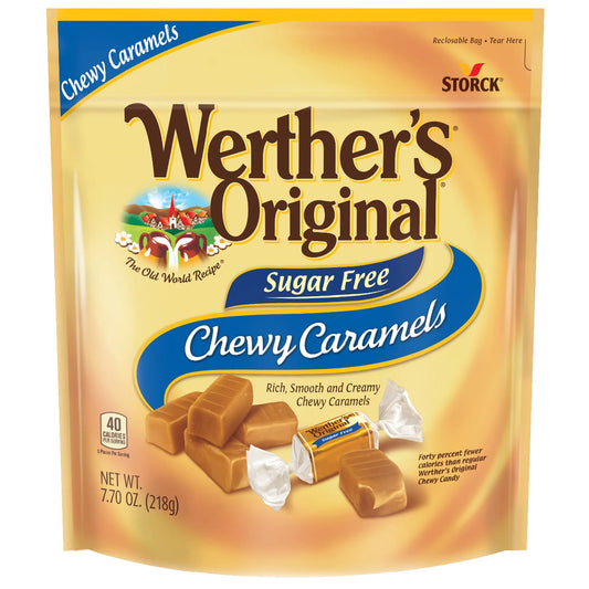 Chewy Sugar Free Caramel Candy 7.7 Oz