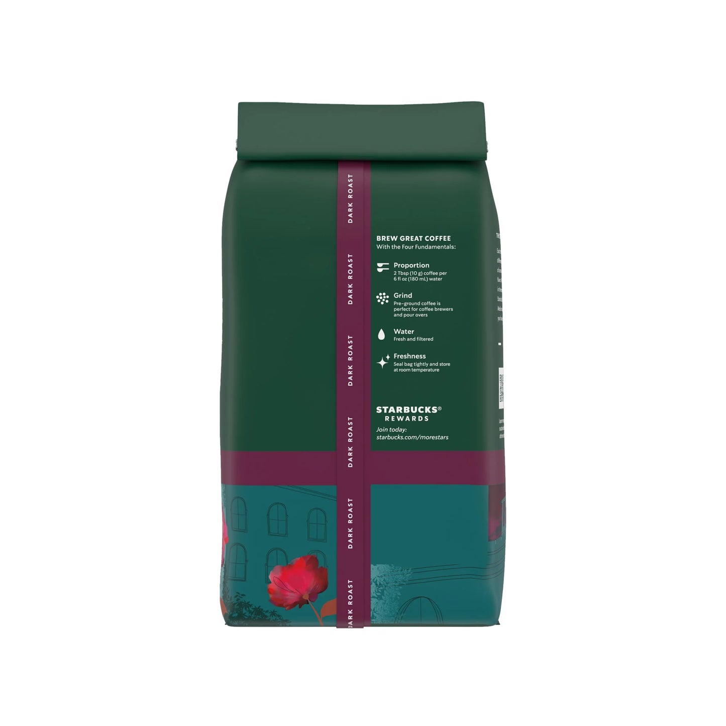 Arabica Beans Caffè Verona, Dark Roast, Ground Coffee, 18 Oz