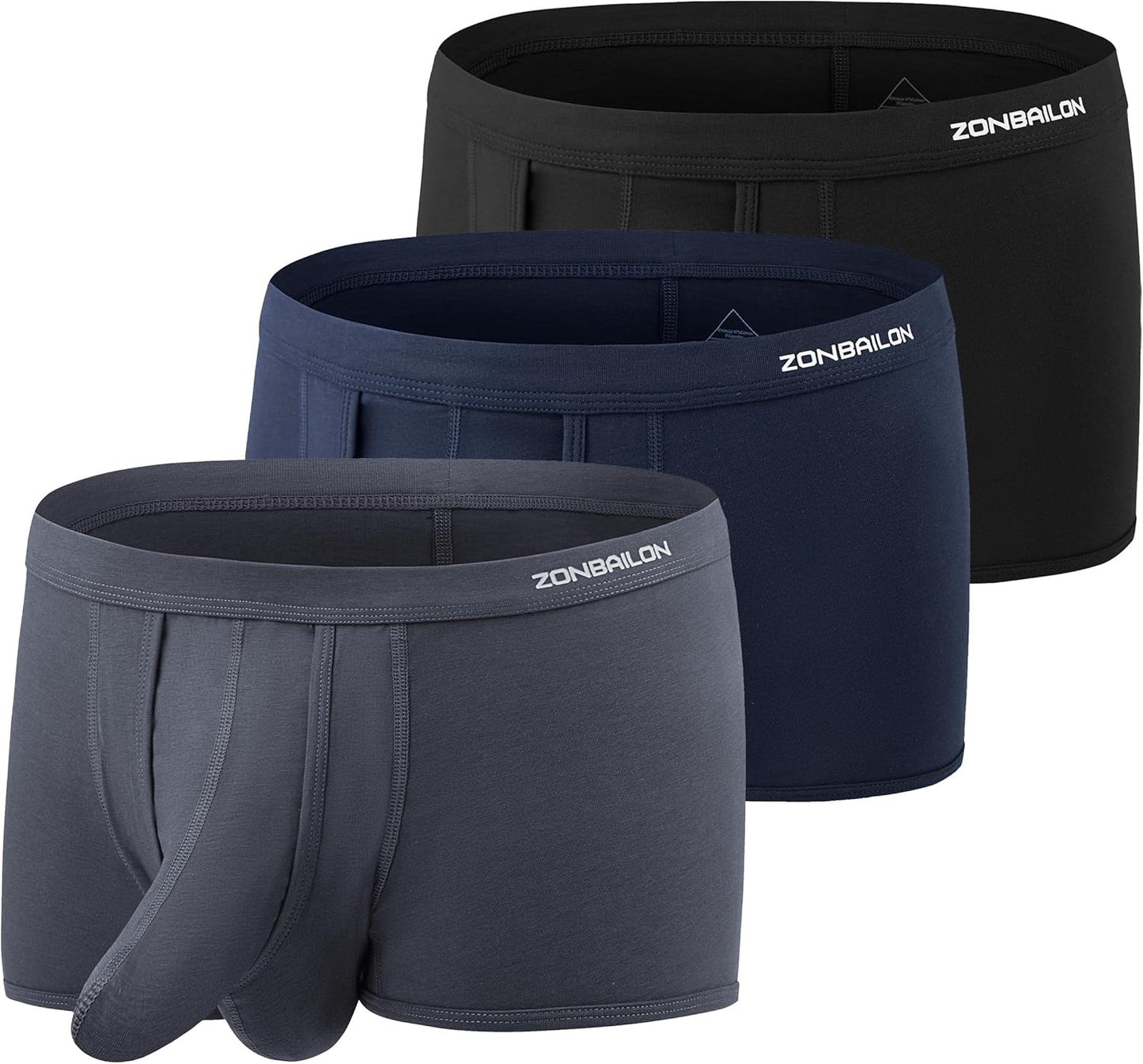 Elephant Nose Boxer Briefs for Men Pack