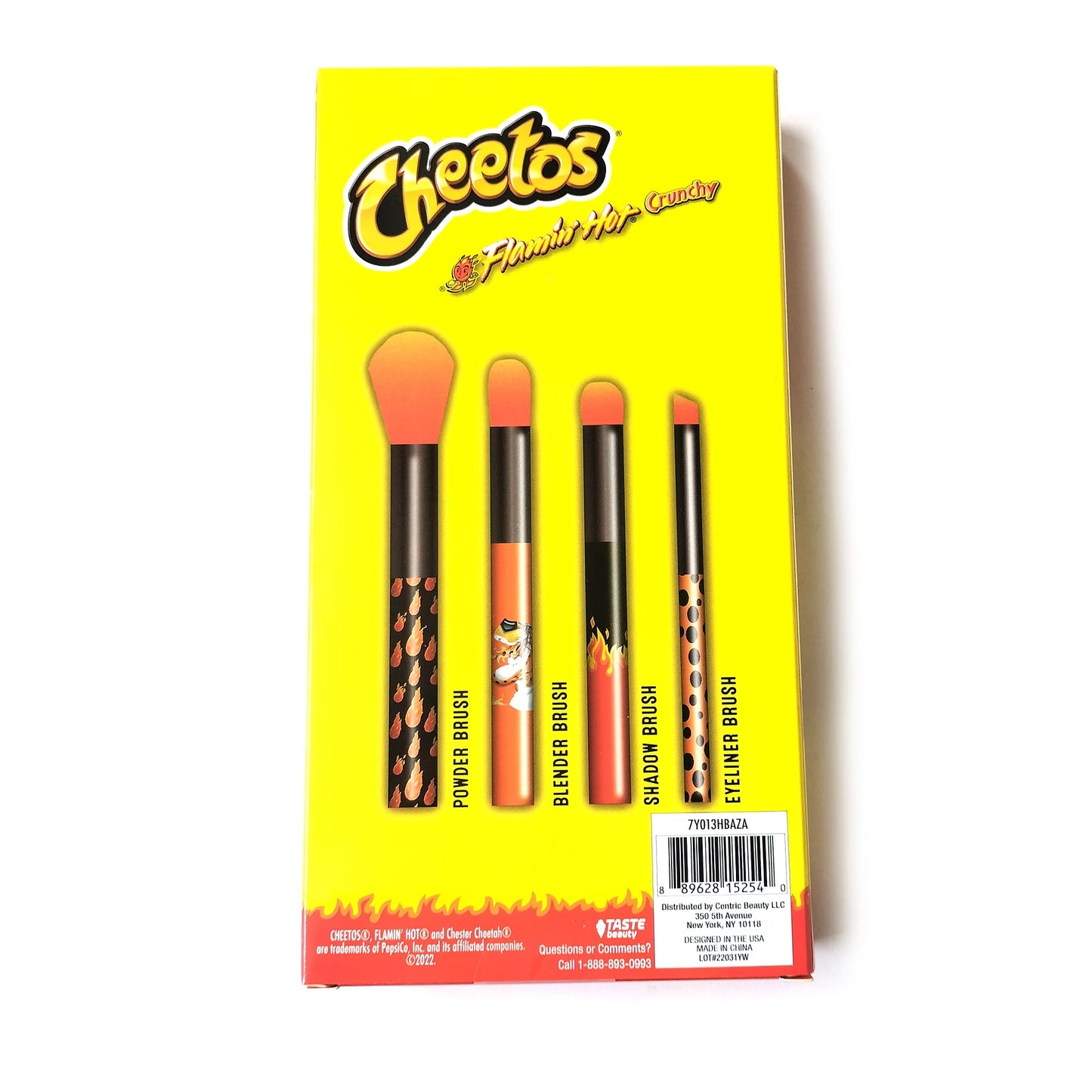 Flamin' Hot Cheetos 4PC Cosmetic Brush Set