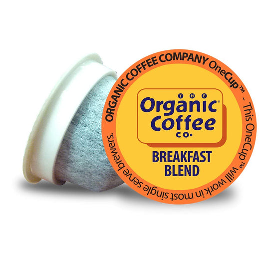 Compostable Coffee Pods - Breakfast Blend (80 Ct) K Cup Compatible Including Keurig 2.0, Medium Roast, USDA Organic