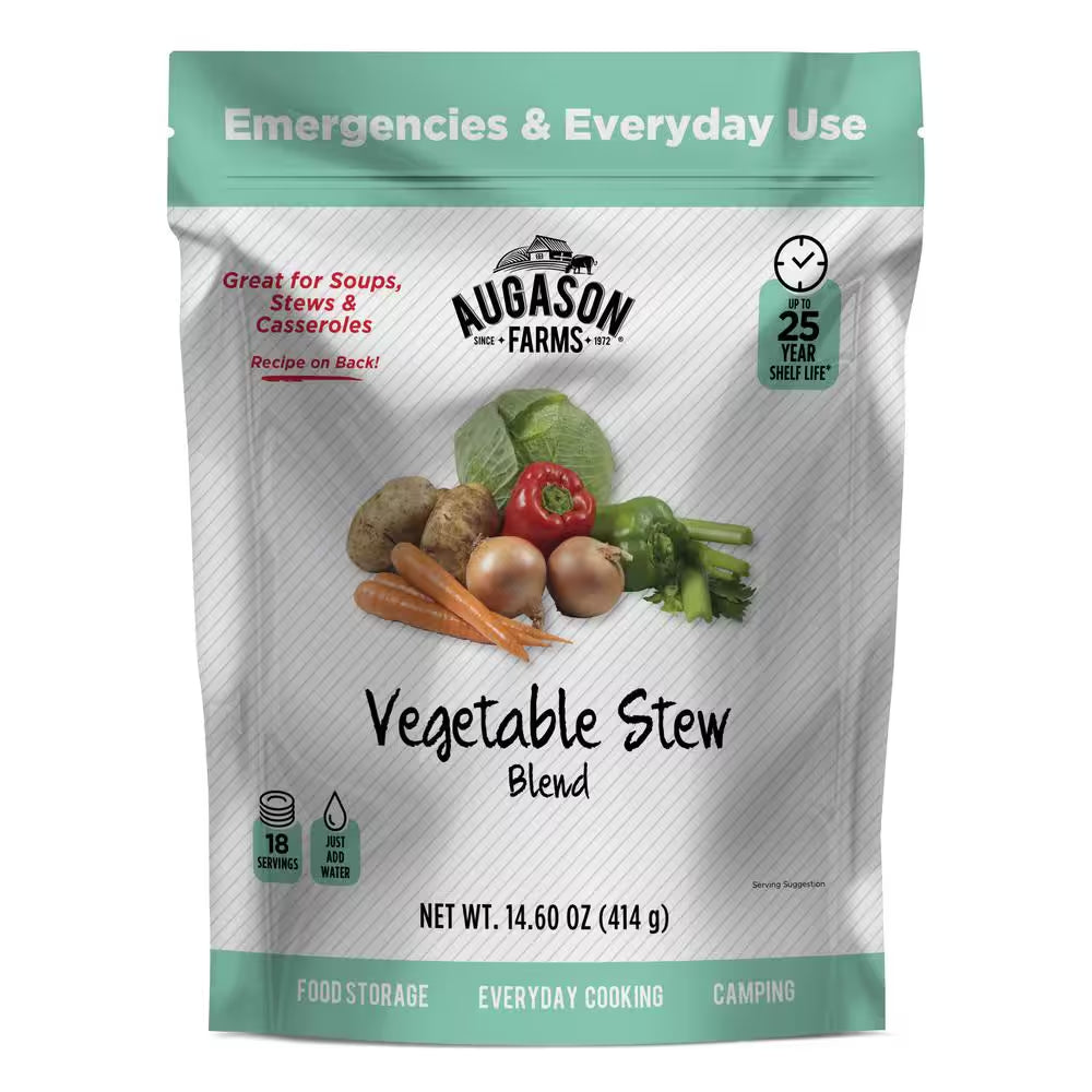 14.6 Oz. Vegetable Stew Blend, Resealable Pouch