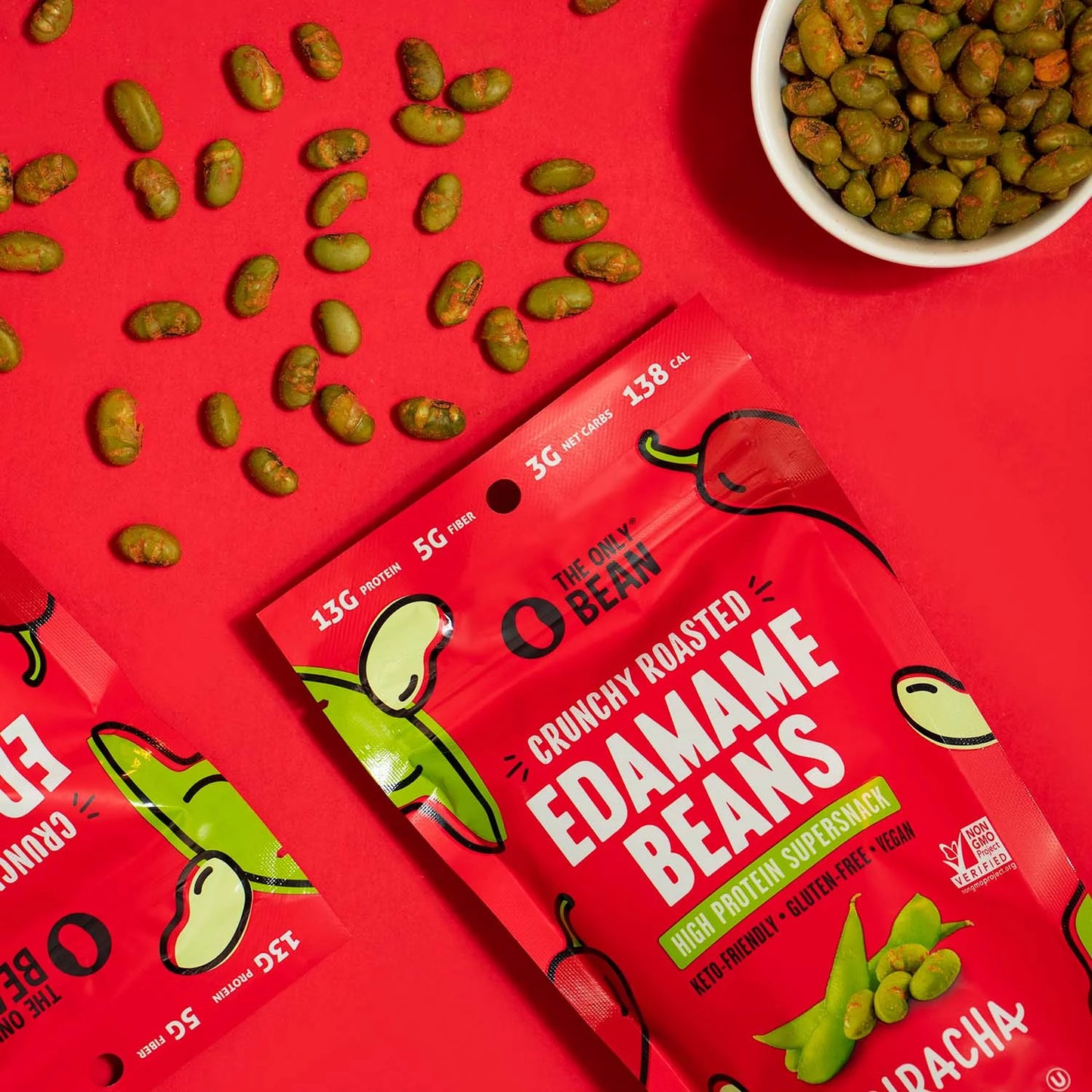 Crunchy Roasted Edamame Beans, 4 Oz (3 Pack)