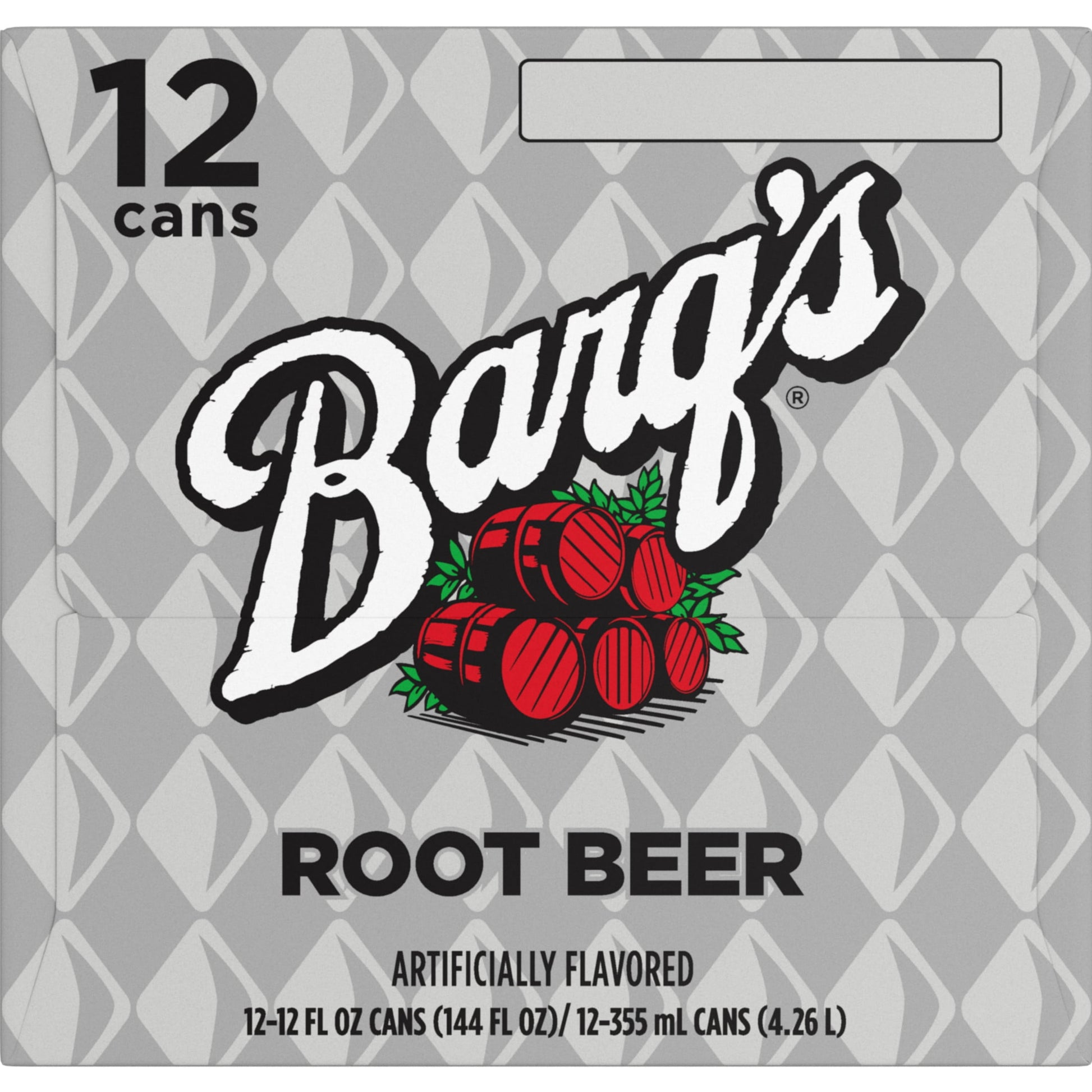 Root Beer Soda Pop, 12 Fl Oz, 12 Pack Cans