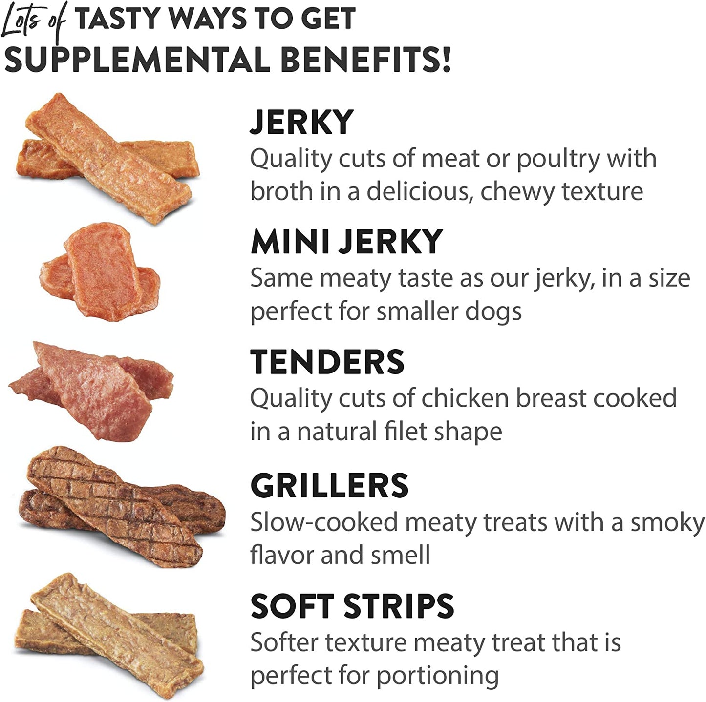 Jerky Skin and Coat – Real Lamb Jerky Dog Treats with Skin & Coat Support (10 Oz. Lamb)