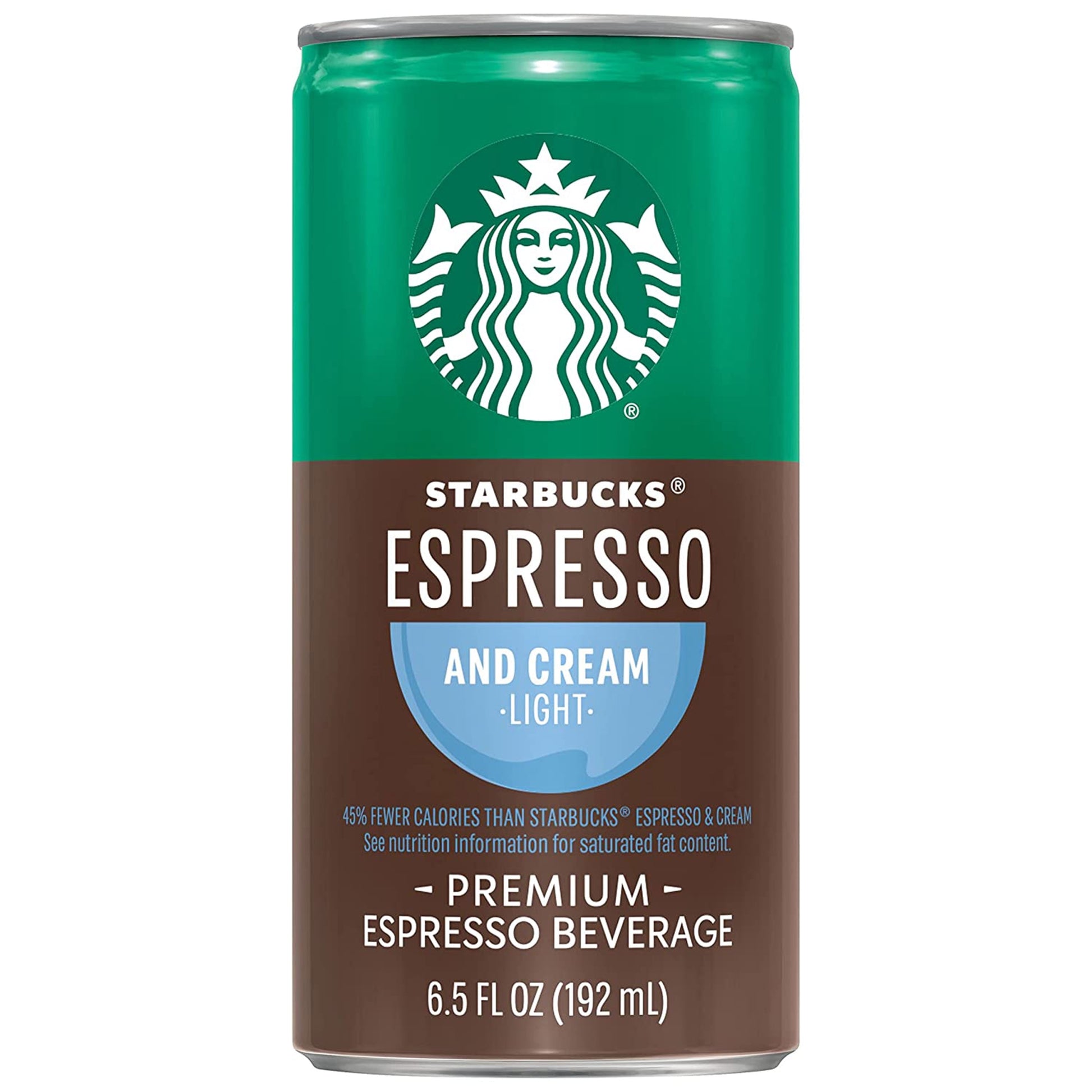 Doubleshot Espresso & Cream Light Premium Iced Coffee Drink, 6.5 Fl Oz Cans, 12 Count