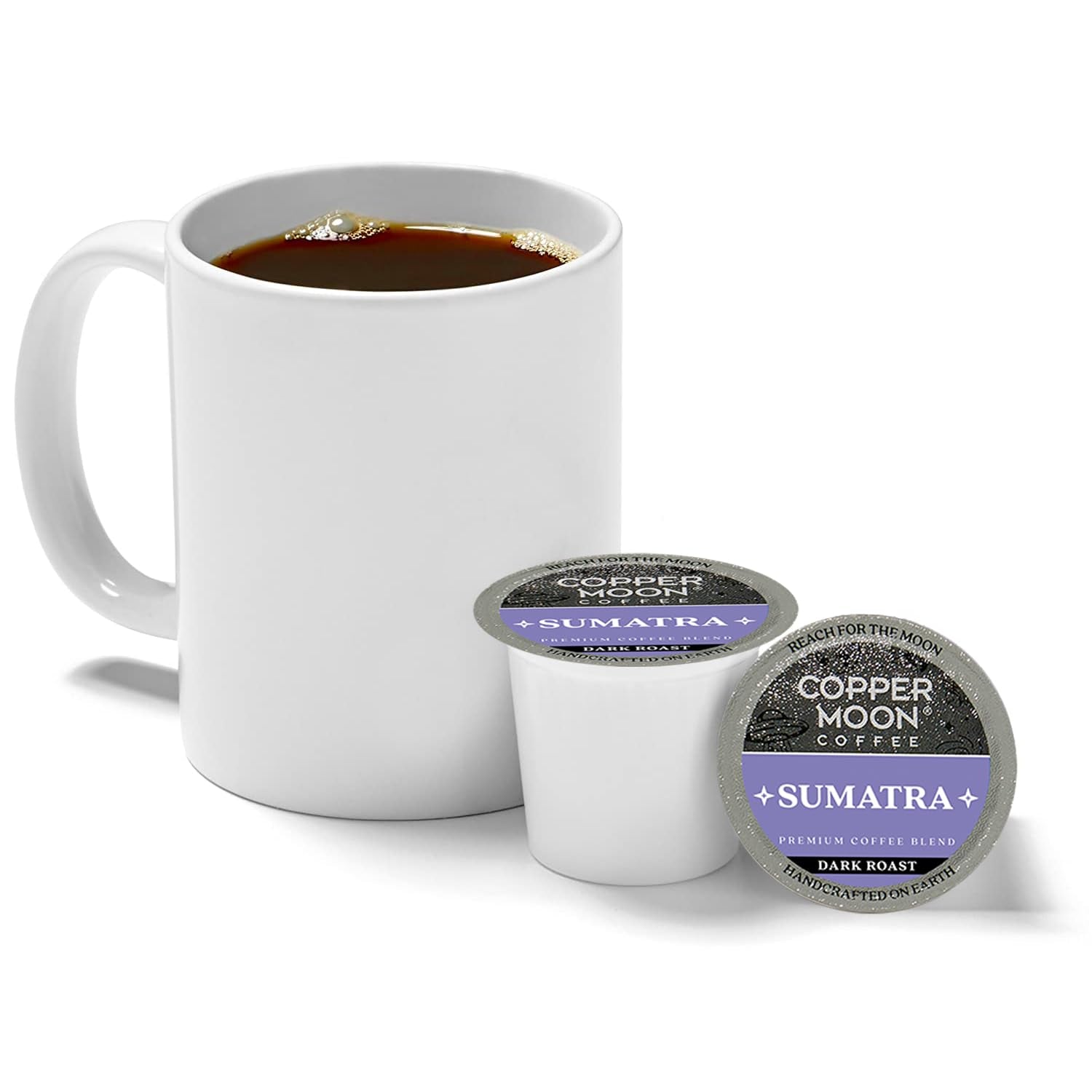 Single Serve Coffee Pods for Keurig K-Cup Brewers, Dark Roast, Sumatra Blend, 80 Count