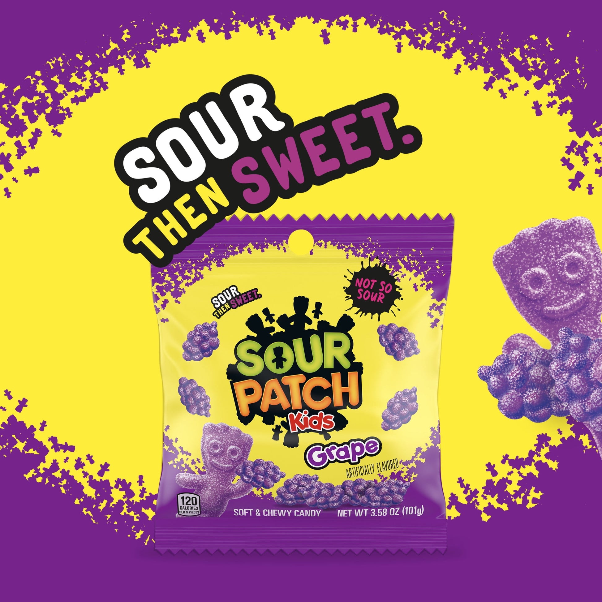 Grape Soft & Chewy Candy, 3.58 Oz