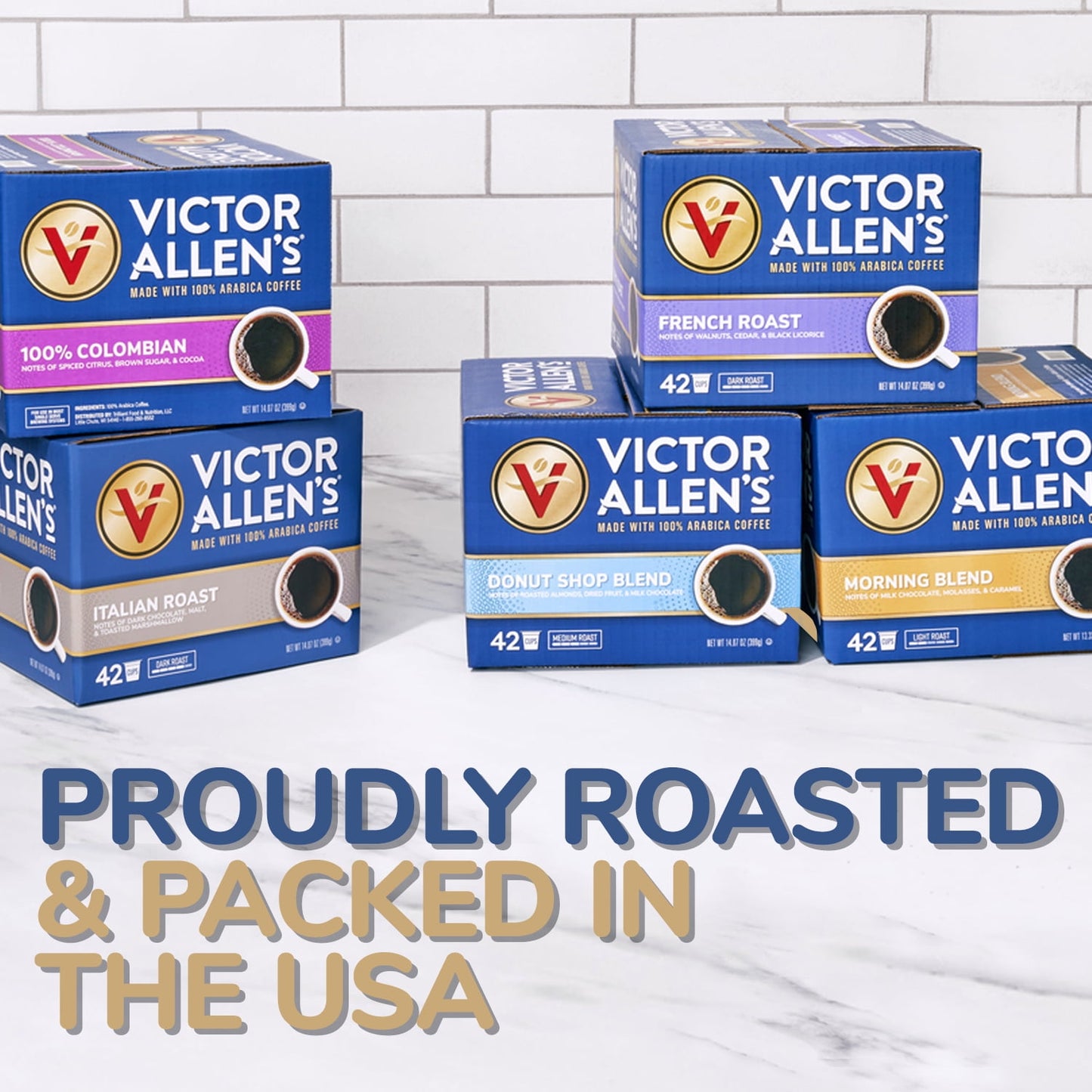 Victor Allen's Coffee Favorites Variety Single Serve K-Cup Coffee Pods