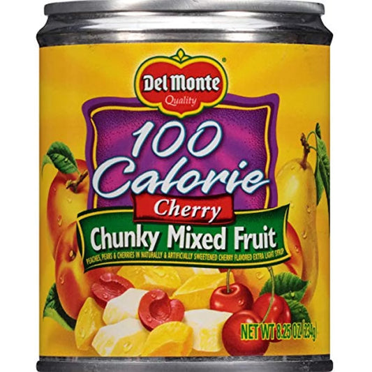 Canned Cherry Chunky Fruit Cocktail in Light Syrup, 8.25 Ounce (Pack of 12)