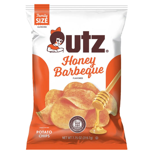 Honey Barbeque Potato Chips, 3-Pack 7.75 Oz. Family Size Bags