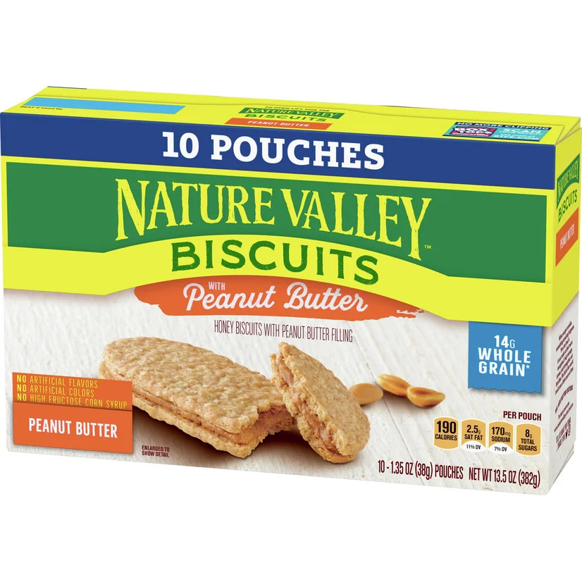 Biscuit Sandwiches, Peanut Butter, 10 Ct, 13.5 OZ