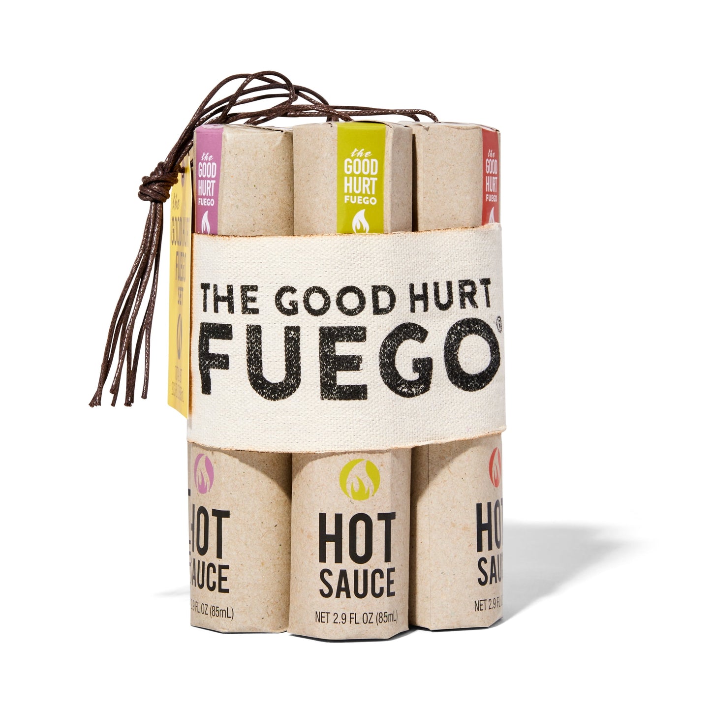 The Good Hurt Fuego: a Hot Sauce Gift Set for Hot Sauce Lover’S, Set of 7