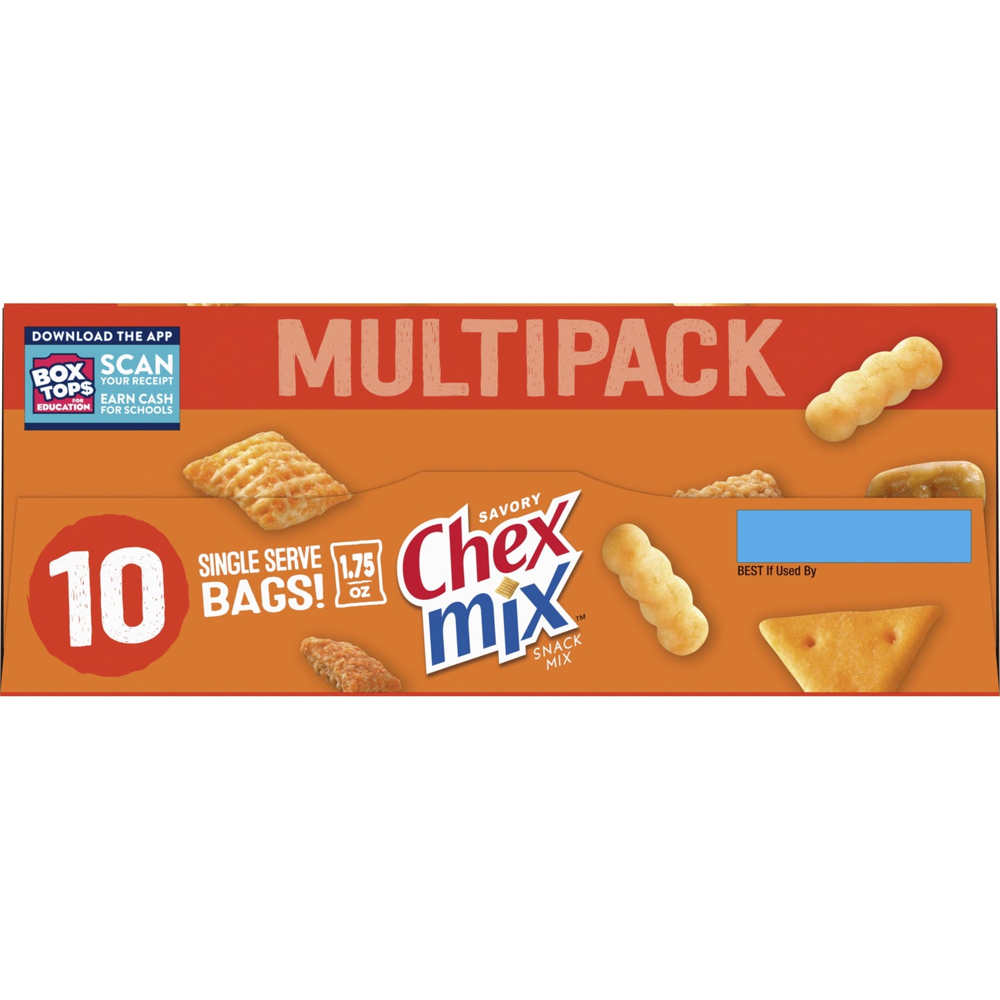 Snack Mix, Cheddar, Savory Snack Bags, Multipack, 1.75 Oz, 10 Ct