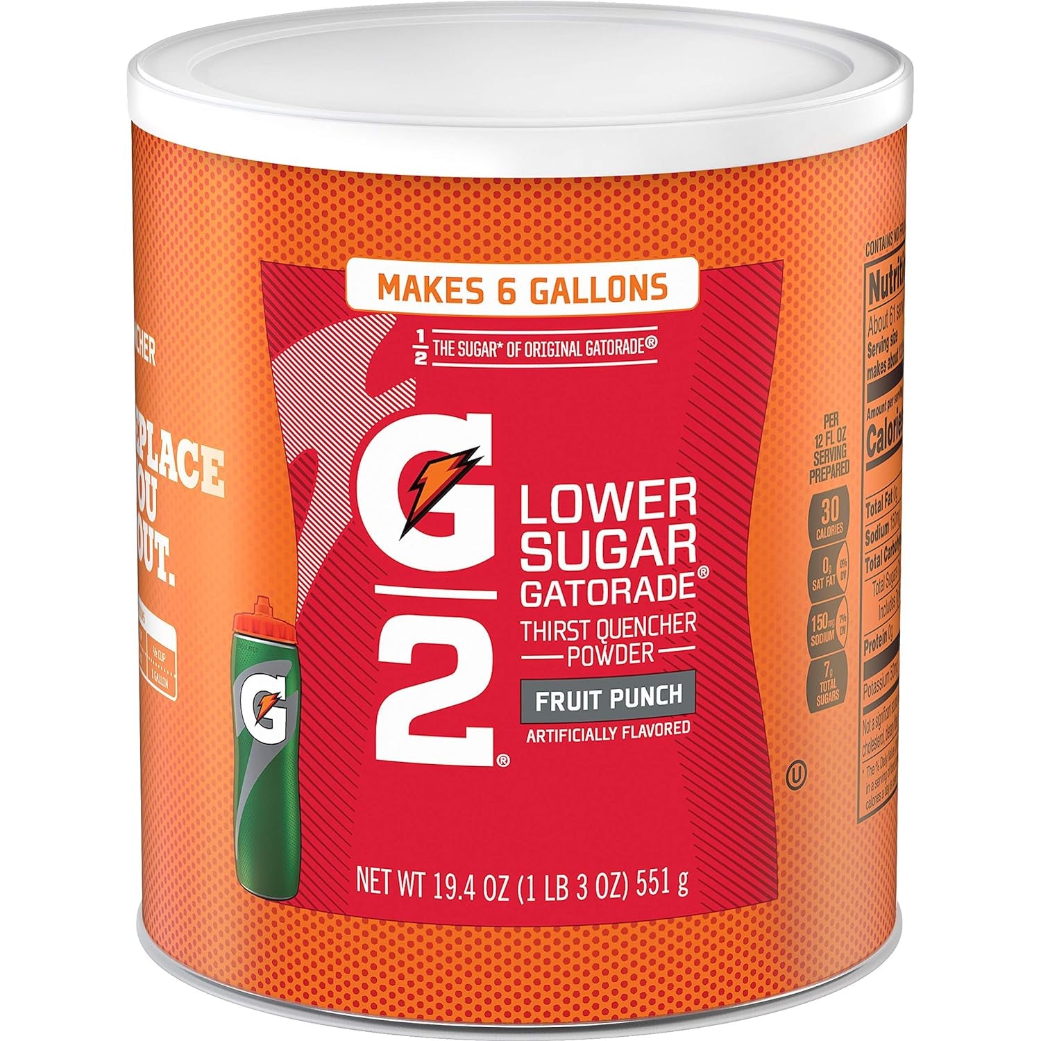 Thirst Quencher Powder, G2 Fruit Punch, 19.4 Ounce, Pack of 3