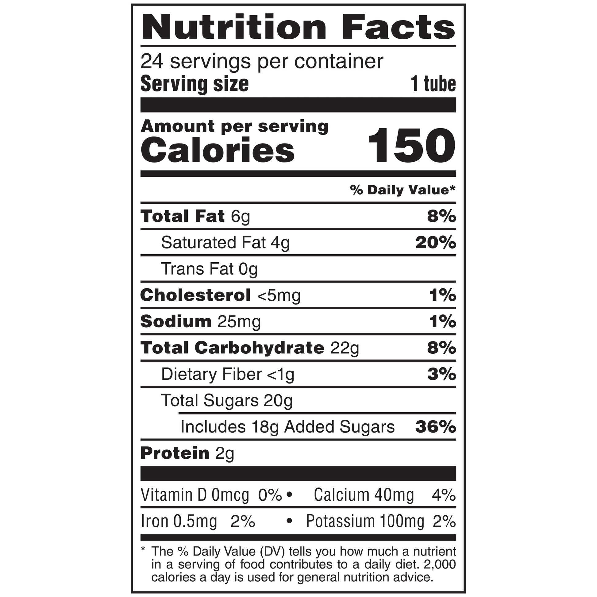 Minis Milk Chocolate Candy - 1.08 Oz Tubes - 24Ct