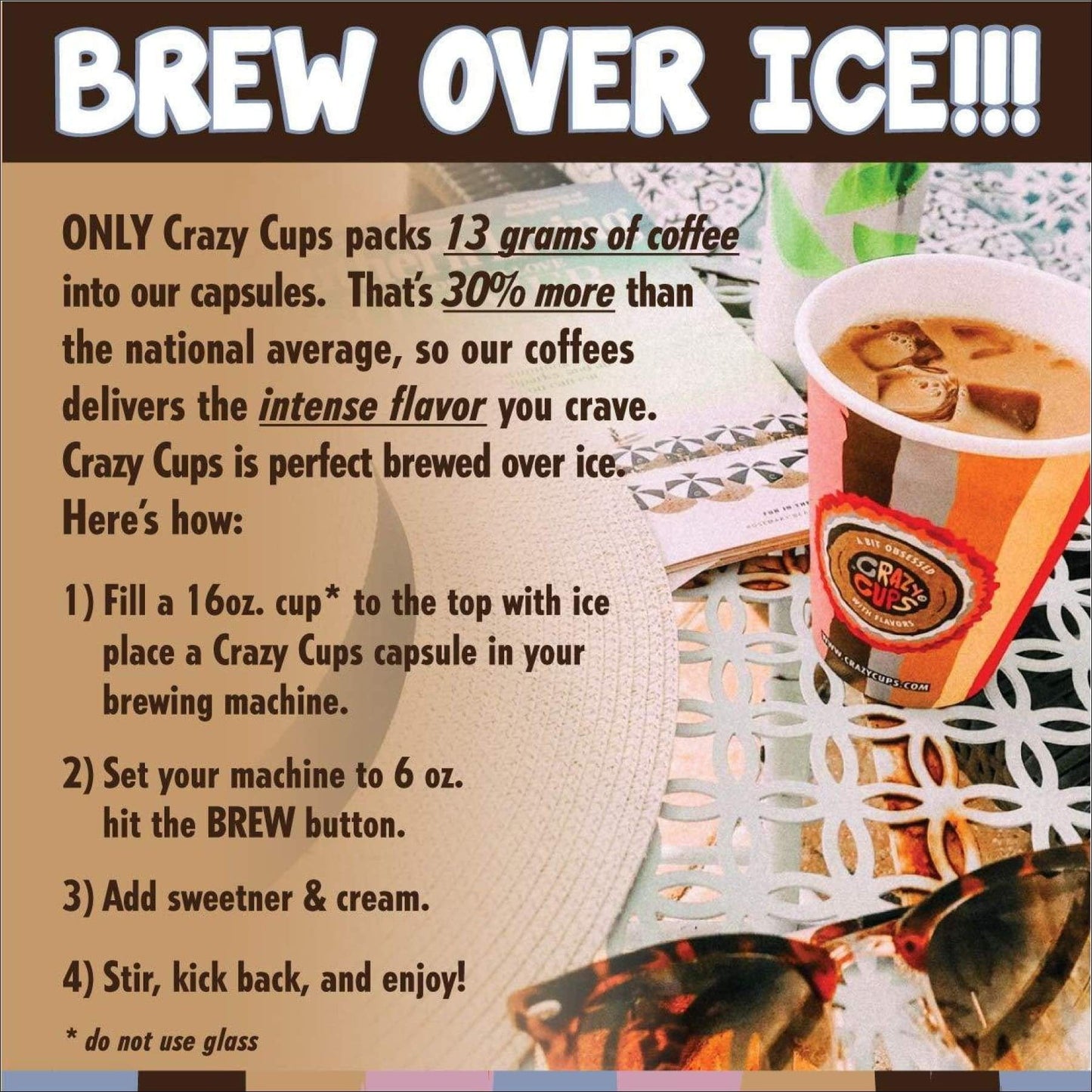 Crazy Cups, Flavored Coffee K-Cups Variety Pack Sampler, 20 Ct
