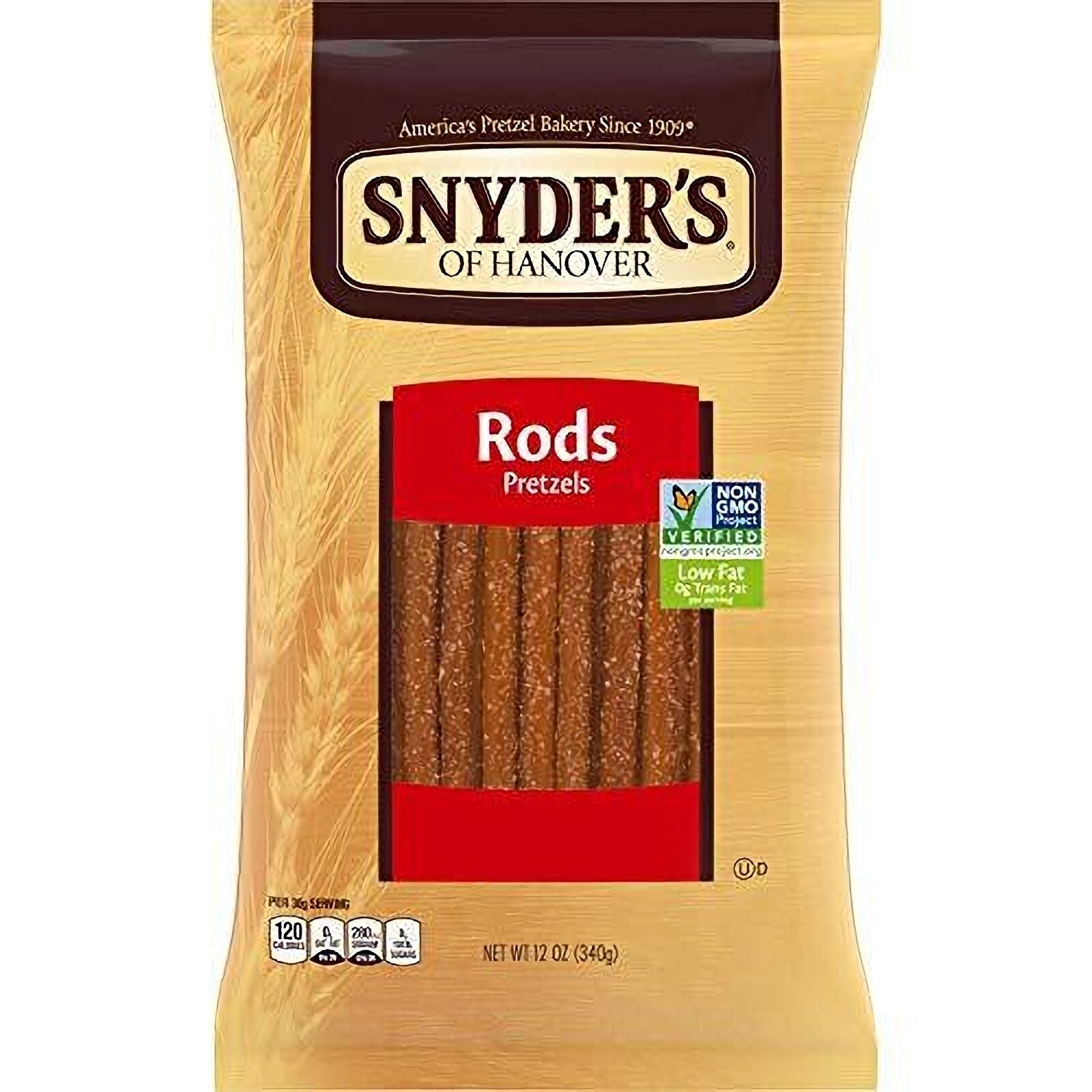 Snyder'S Pretzel Rods 12Oz | 4 Packs