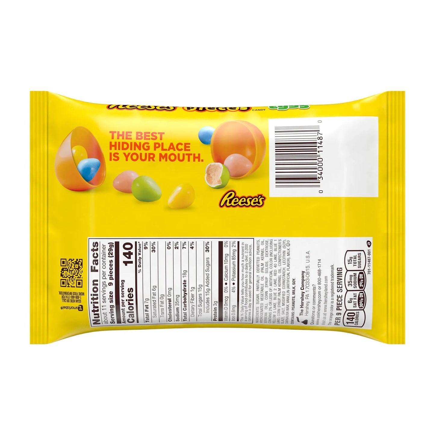 (3 Pack)  Pieces Peanut Butter Eggs Easter Candy, Bag 10.8 Oz