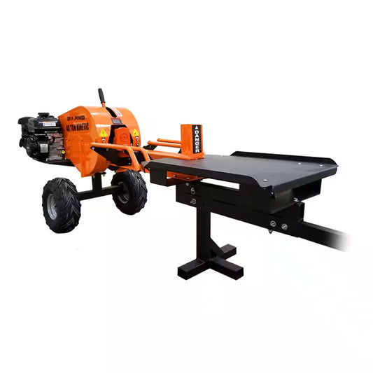 40-Ton 7 HP 208Cc Certified Commercial Horizontal Kinetic Log Splitter with Kohler Engine & 1-Sec Cycle Time