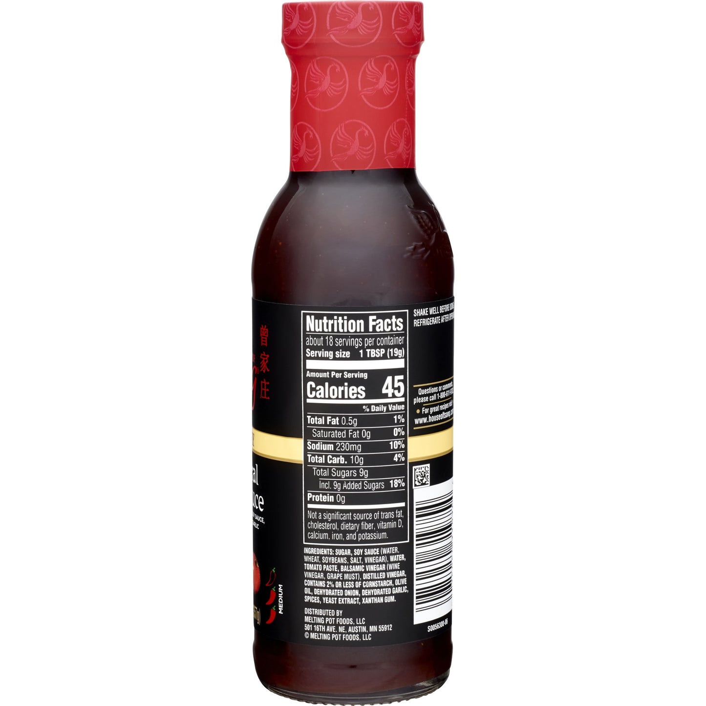 General Tso Stir-Fry Liquid Sauce, 12.6 Oz Glass Bottle