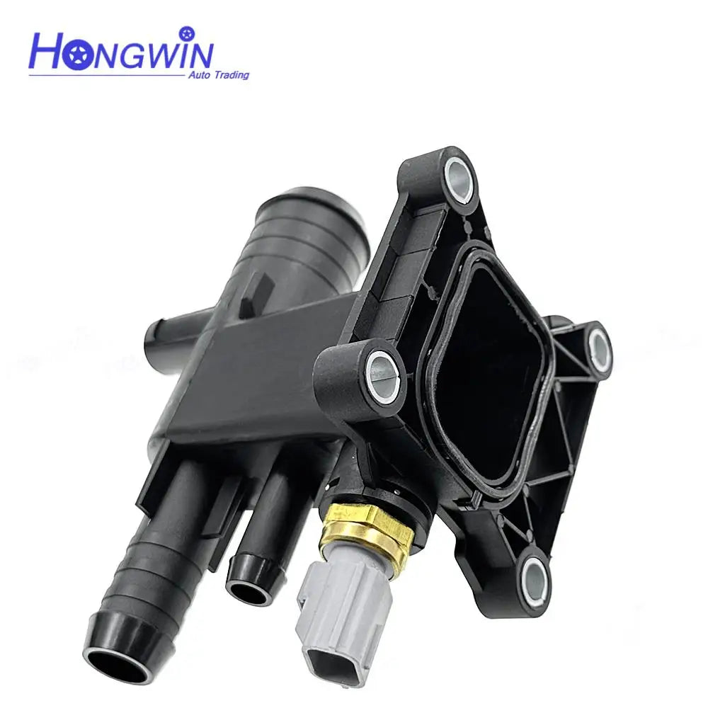 Water Outlet Engine Coolant Thermostat Housing + Sensor For Ford Focus Fusion Explorer Lincoln MKZ CJ5Z-8K556-B CJ5Z 8K556 B