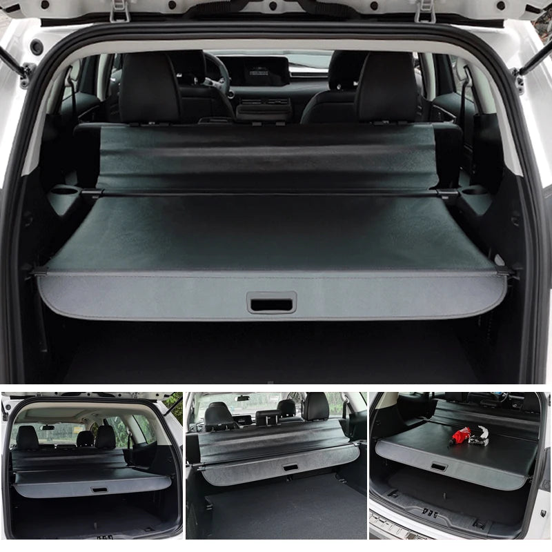 For Ford Edge Cargo Cover Trunk Retractable Parcel Rack Waterproof Shield Privacy Cargo Cover Auto Parts 2015-2021