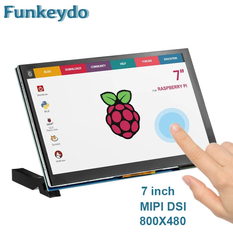 Rapberry Pi 7 inch MIPI DSI Display 800X480 Pixel IPS Capacitive Touch Screen Module 7" IPS PWM Touchscreen