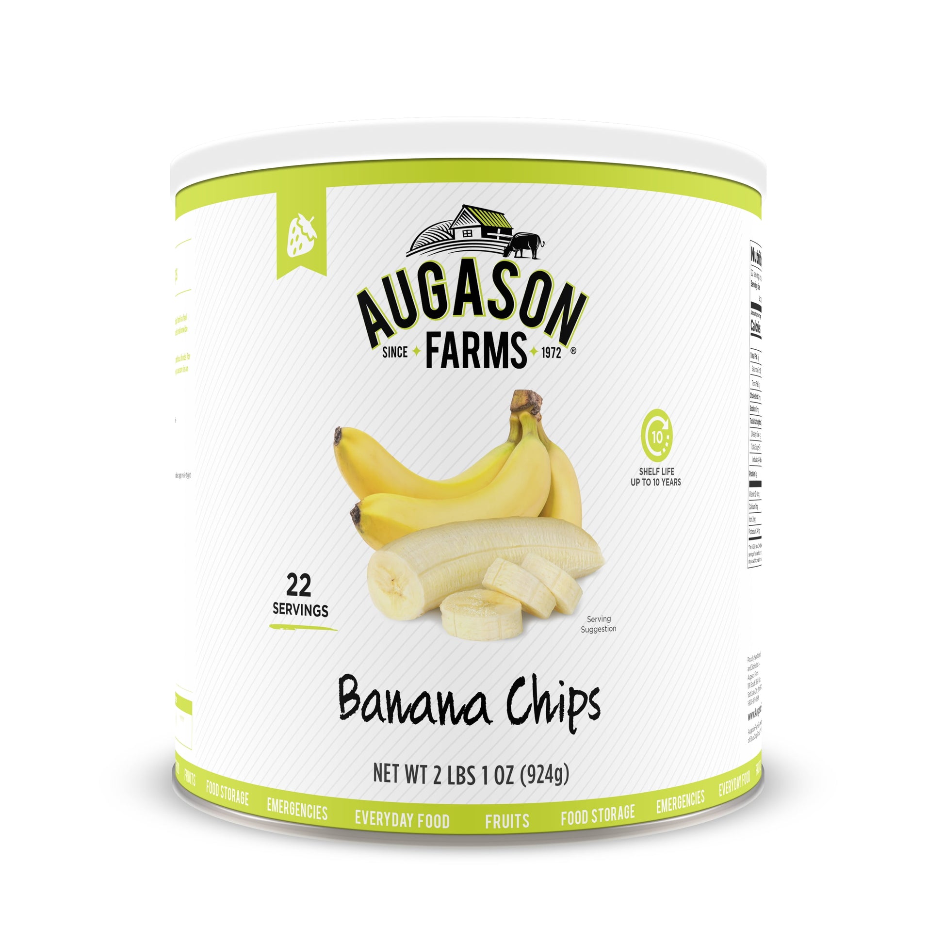 Banana Chips 2 Lbs 1 Oz No. 10 Can