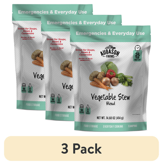 (3 Pack)  Vegetable Stew Blend Pouch 14 OZ.