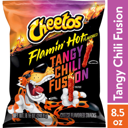 Flamin’ Hot Tangy Chili Fusion Flavored Snack, 8.5 Oz (Packaging May Vary)
