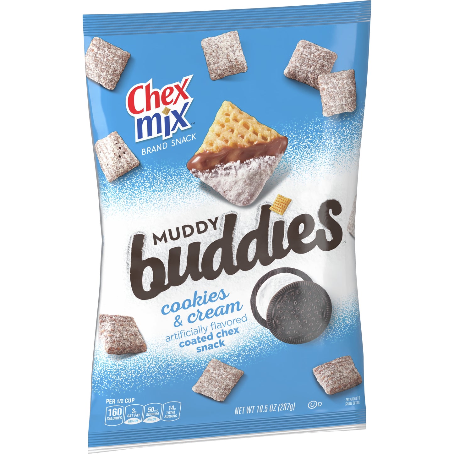 Muddy Buddies, Cookies and Cream Snack Mix, 10.5 Oz