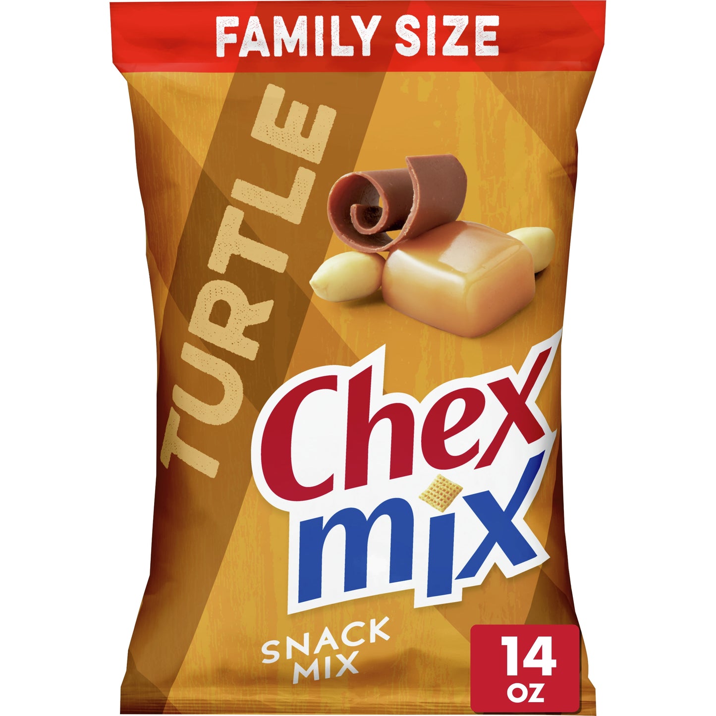 Snack Mix, Turtle, Indulgent Snack Bag, 14 Oz