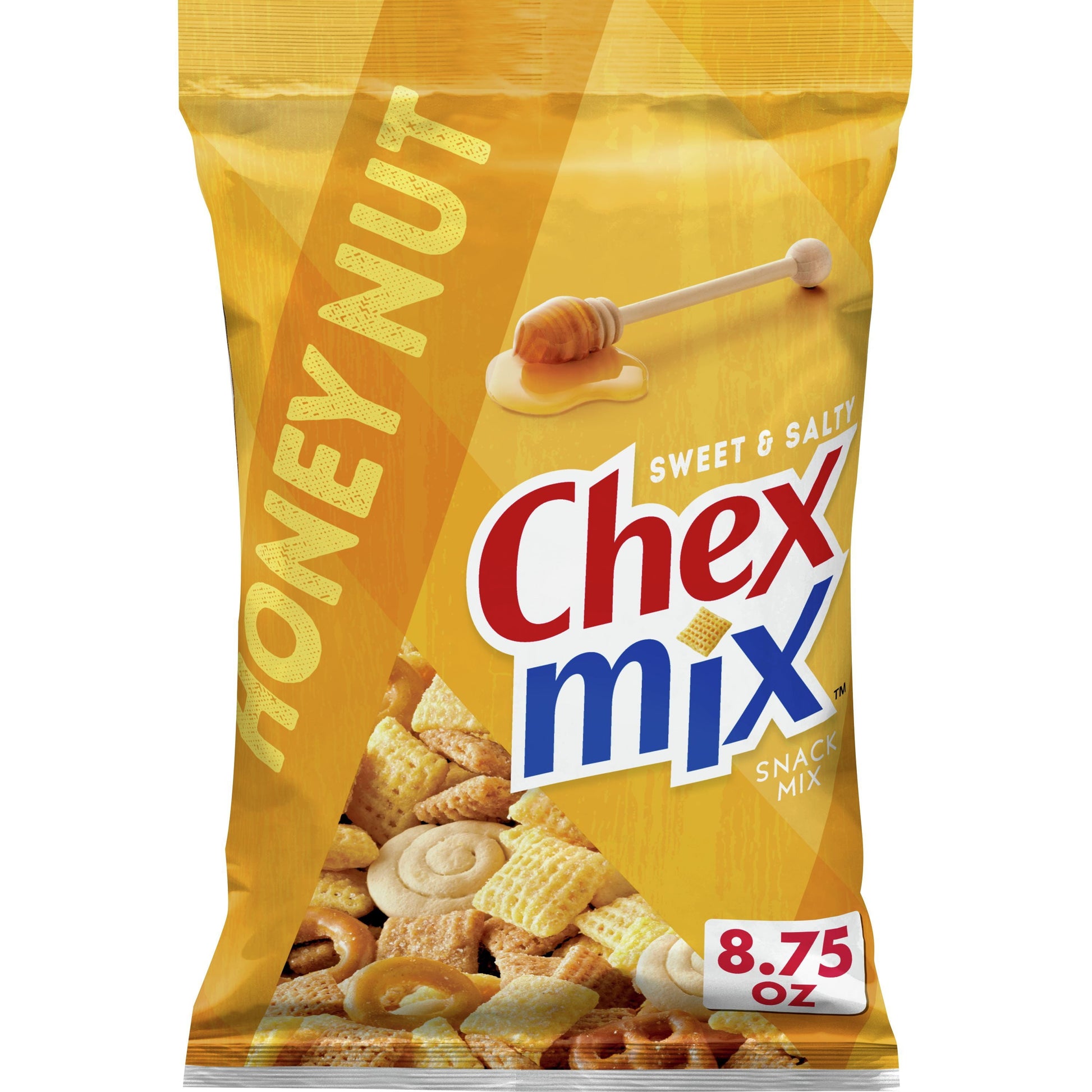 Snack Party Mix, Honey Nut, Sweet Salty Pub Mix Snack Bag, 8.75 Oz