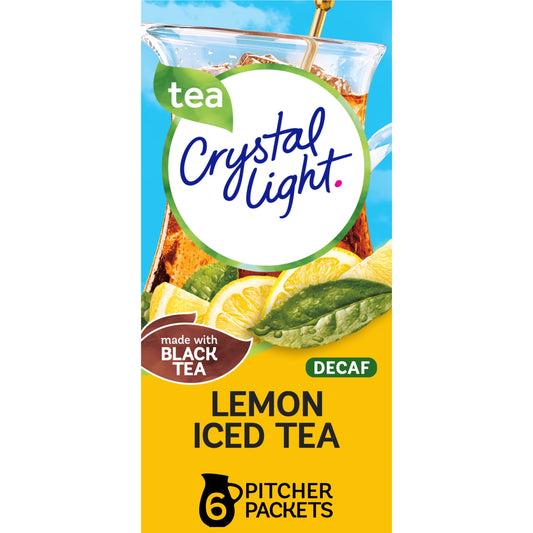 Decaf Lemon Iced Tea Sugar Free Drink Mix, 6 Ct Pitcher Packets