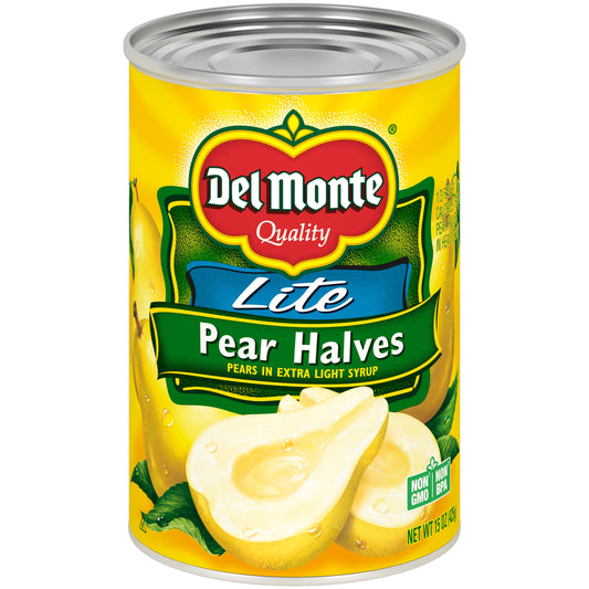 Lite Bartlett Pear Halves in Extra Light Syrup, 15 Oz. Can