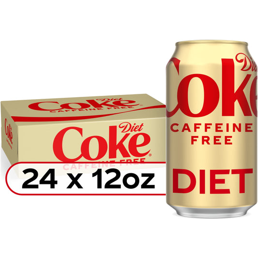 Caffeine Free Soda Pop, 12 Fl Oz, 24 Pack Cans