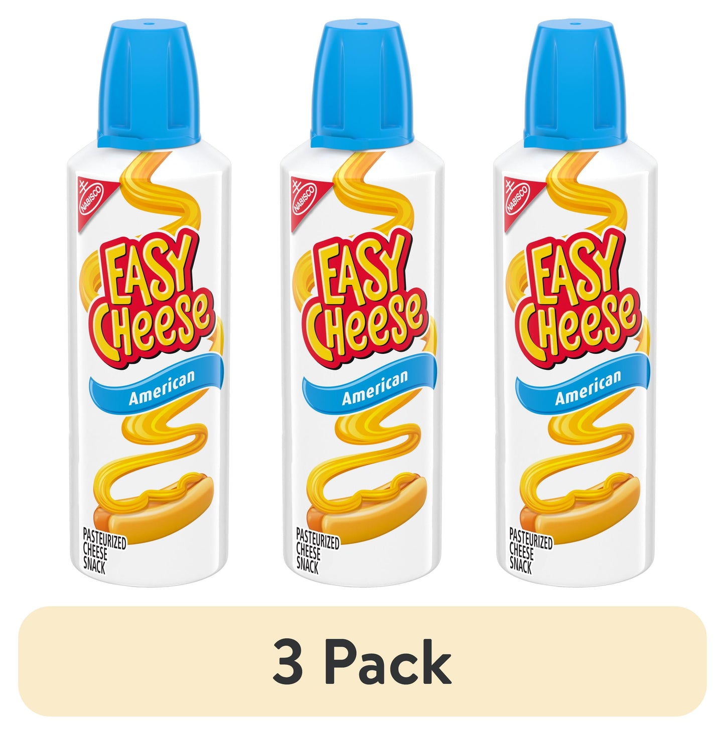 (3 Pack)  American Cheese Snack, 8 Oz