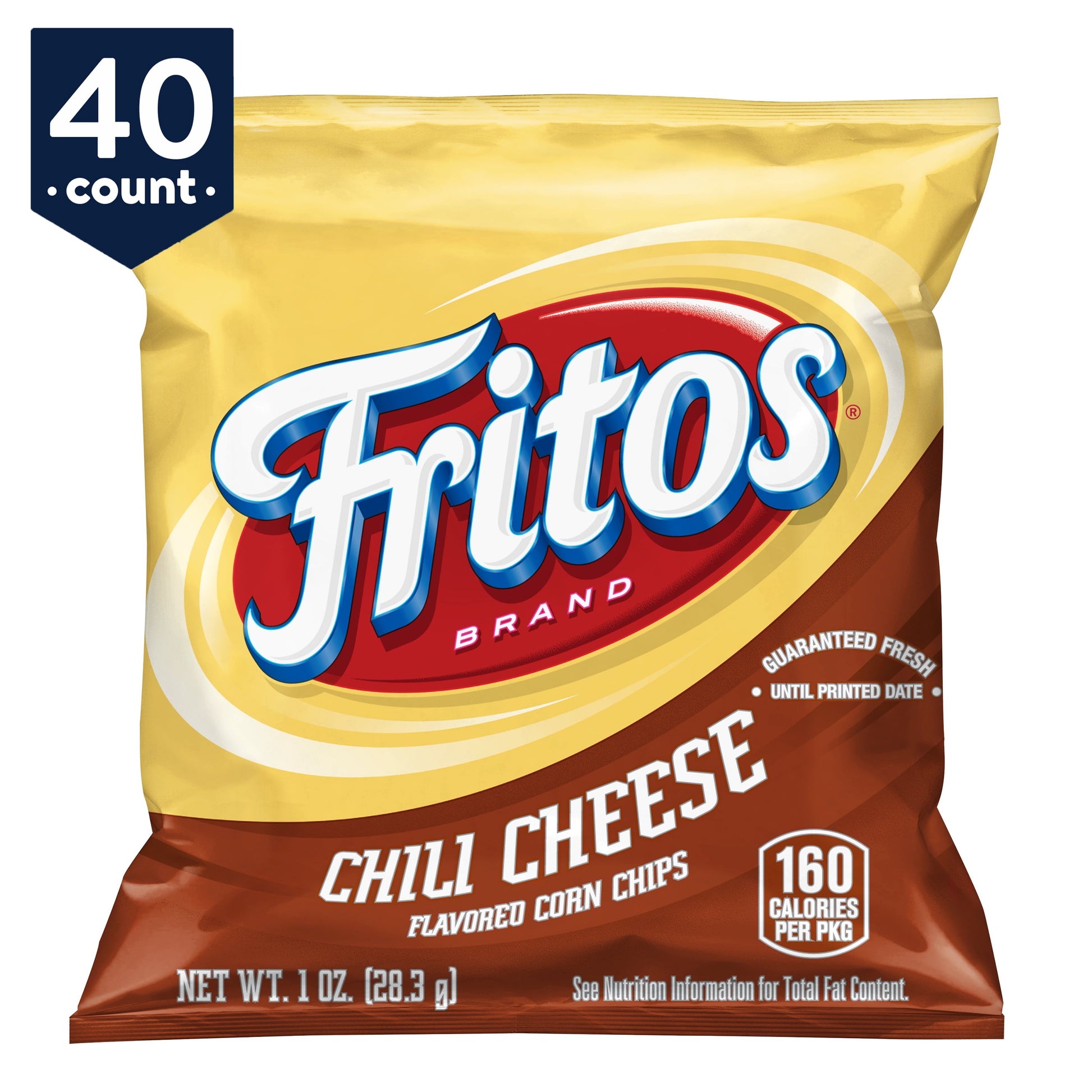 Corn Chips, Chili Cheese, 1 Oz Bags, 40 Count