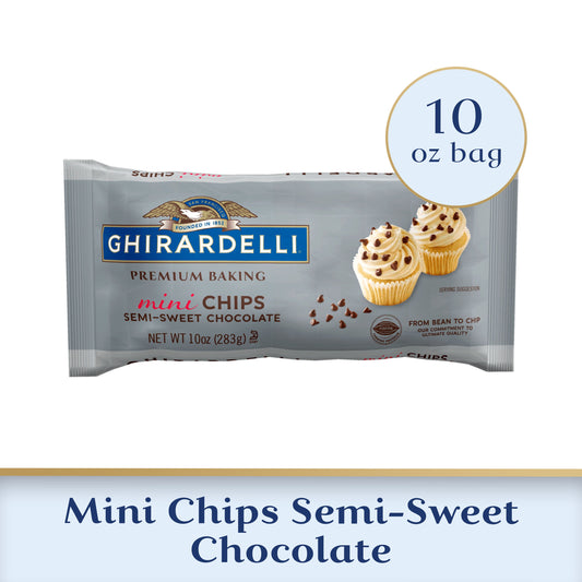 Mini Semi-Sweet Chocolate Premium Baking Chips, 10 Oz Bag